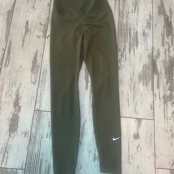 Nike One Women’s High Rise Leggings – Vintage Green, XS - Picture 4 of 16